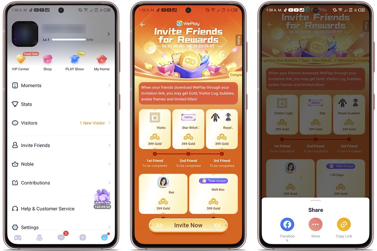 Cómo conseguir monedas infinitas en WePlay - Invita amigos y haz intercambio de regalos
