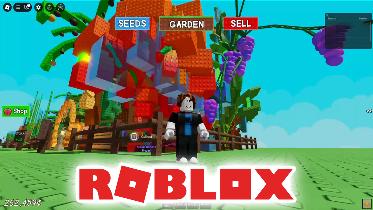 Como conseguir cultivos y plantas gigantes en Grow a Garden de Roblox