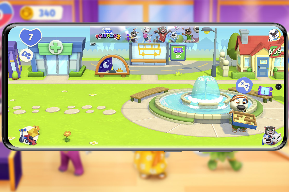 Cómo conseguir dinero y monedas gratis en Mi Talking Tom: Amigos 2 - Visita la tienda aleatoria en autobús