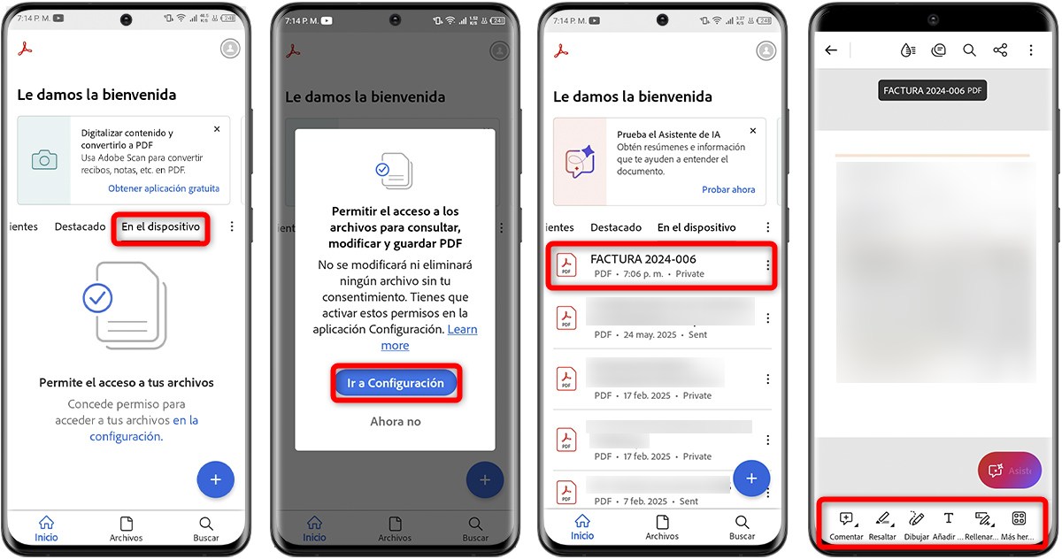 Cómo descargar y leer archivos PDF en el móvil - Con Adobe Acrobat Reader