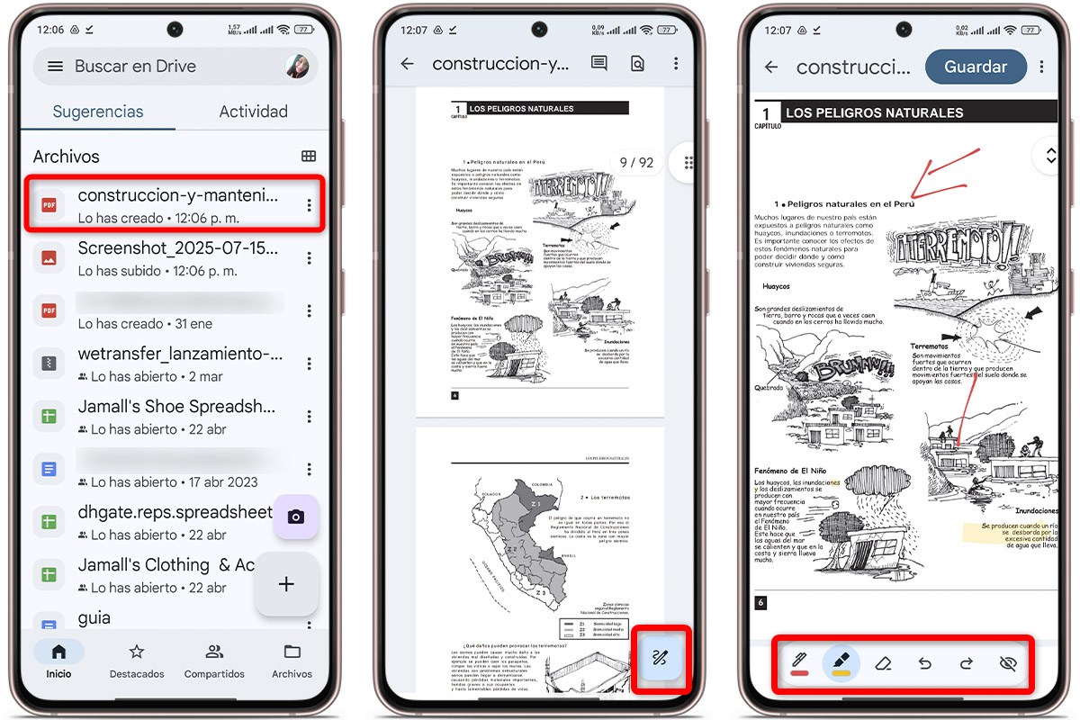 Cómo descargar y leer archivos PDF en el móvil - Con Google Drive