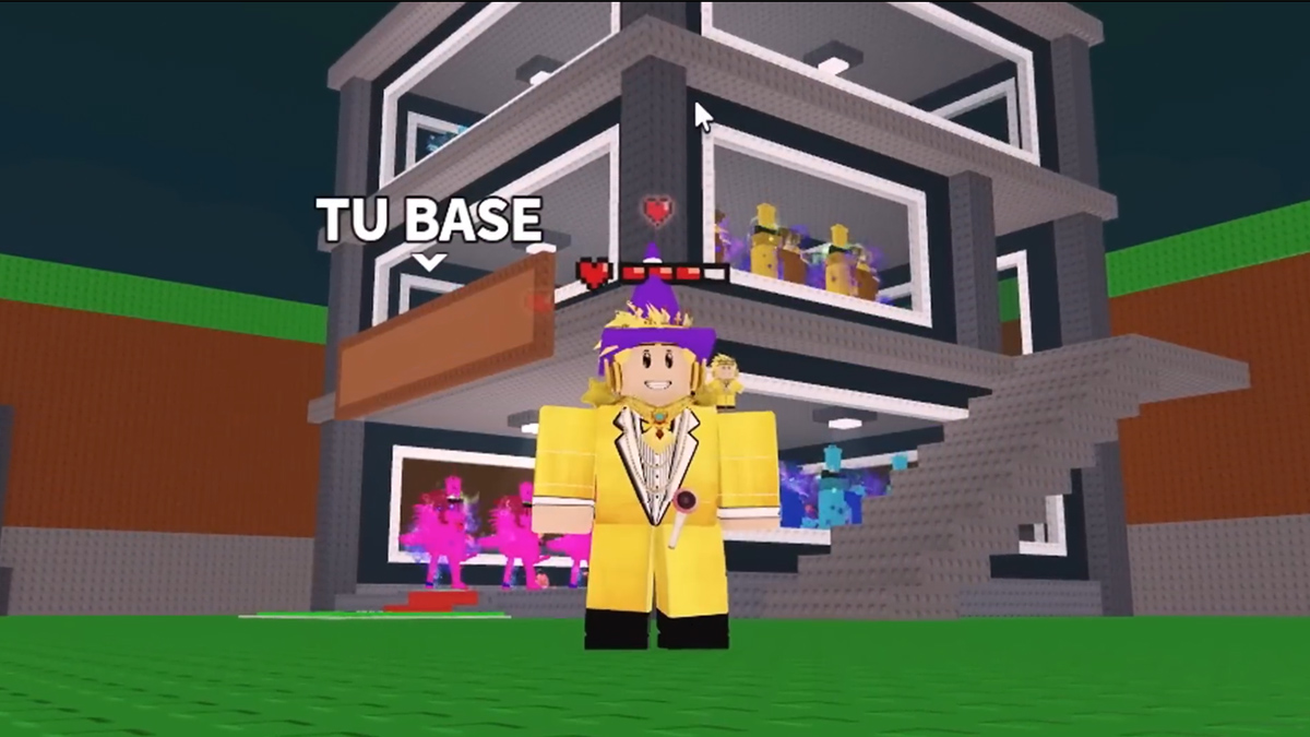Bases de colores en Steal a Brainrot en Roblox - Gris