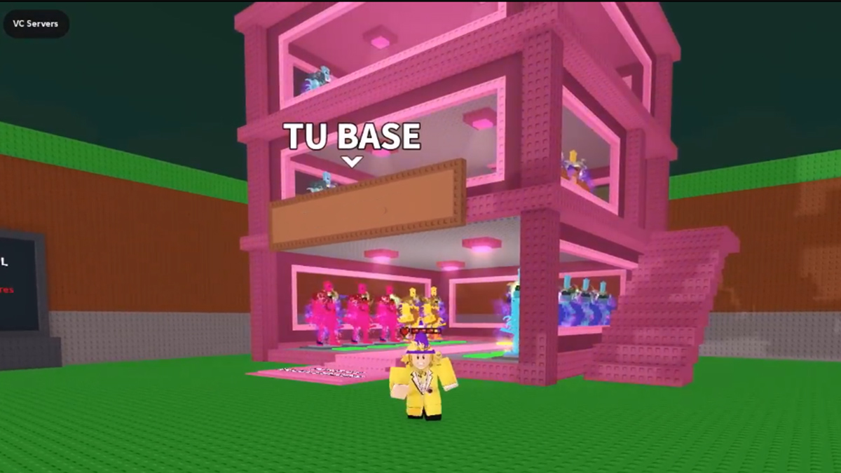 Bases de colores en Steal a Brainrot en Roblox - Caramelos