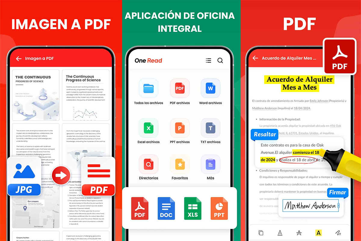 Herramientas para descargar y leer archivos PDF en el móvil - Lector de todos los documentos