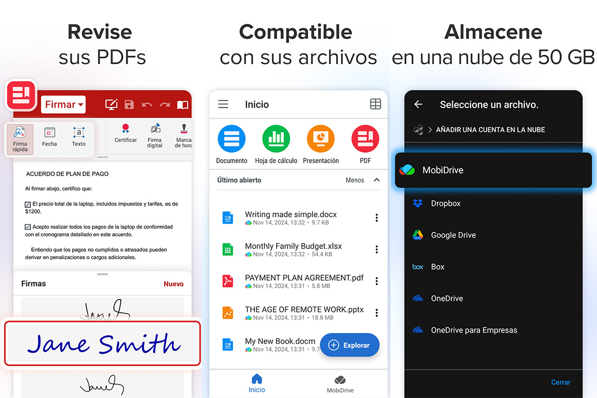 Herramientas para descargar y leer archivos PDF en el móvil - MobiOffice