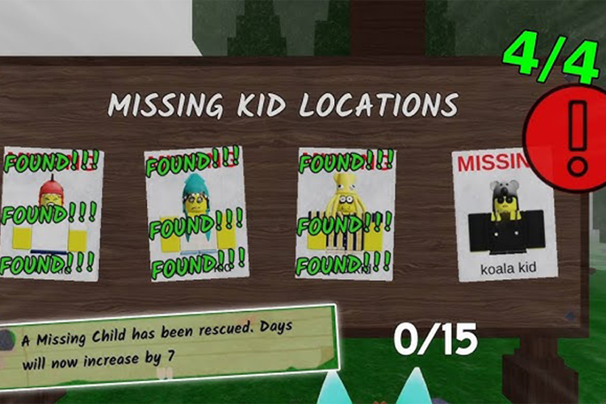 Trucos para sobrevivir a 99 Noches en el bosque de Roblox - No rescates a los niños hasta tener un lugar seguro