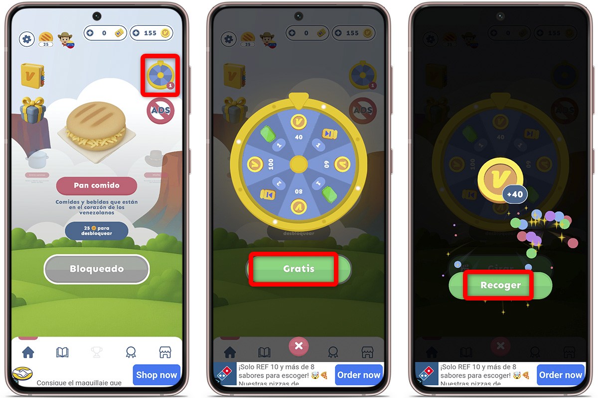 Cómo conseguir monedas gratis en Venezolario - Gira la ruleta de la suerte