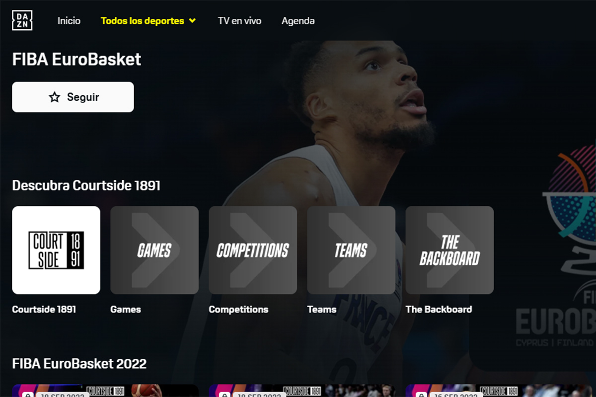 Otras formas de ver el partido de España en el Eurobasket 2025 - DAZN