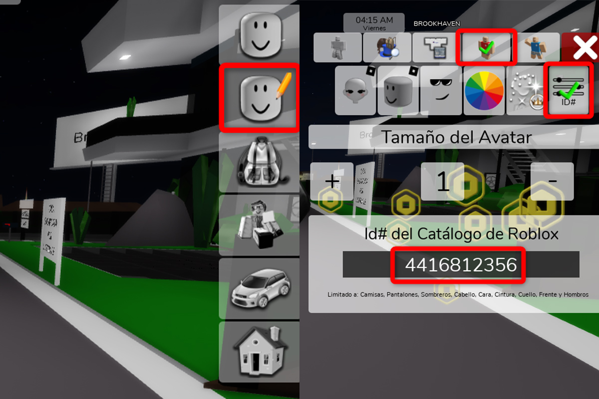 Así puedes canjear códigos de Brookhaven RP de personalización