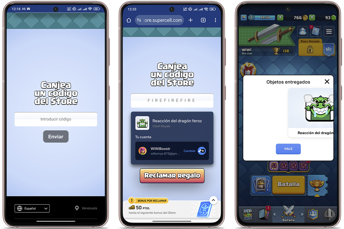 Estos son los códigos de Clash Royale que funcionan en 2025