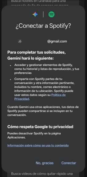 Cómo vincular Spotify con Gemini en el móvil 1