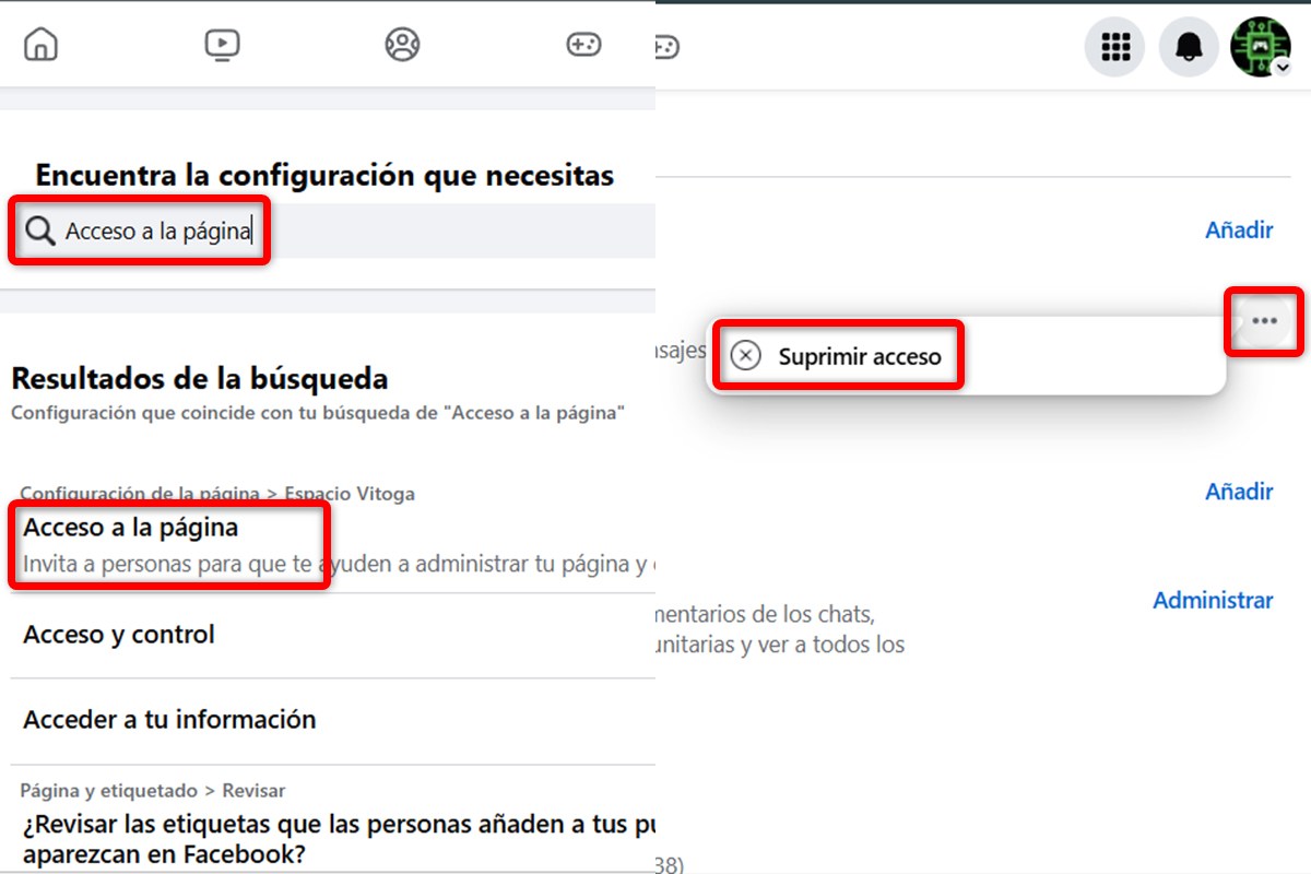 Suprime el acceso de tu perfil siguiendo estos pasos