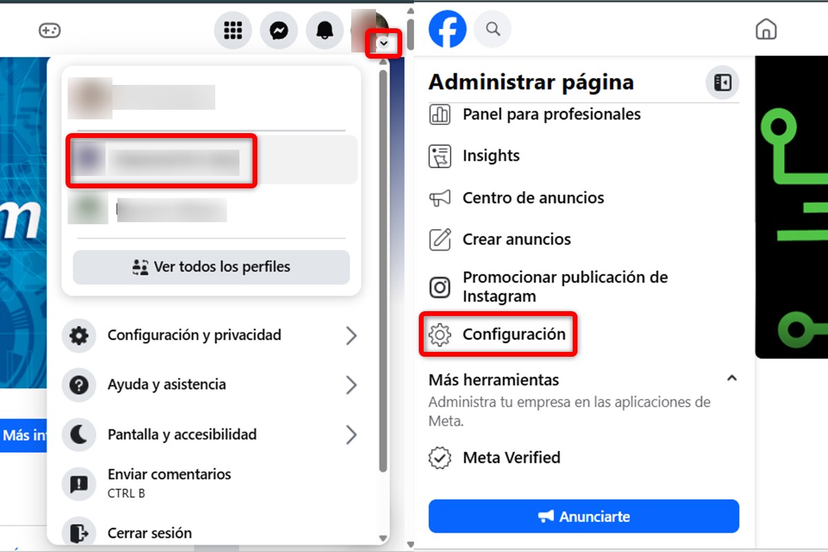 Así puedes desvincular una página de Facebook de tu perfil personal