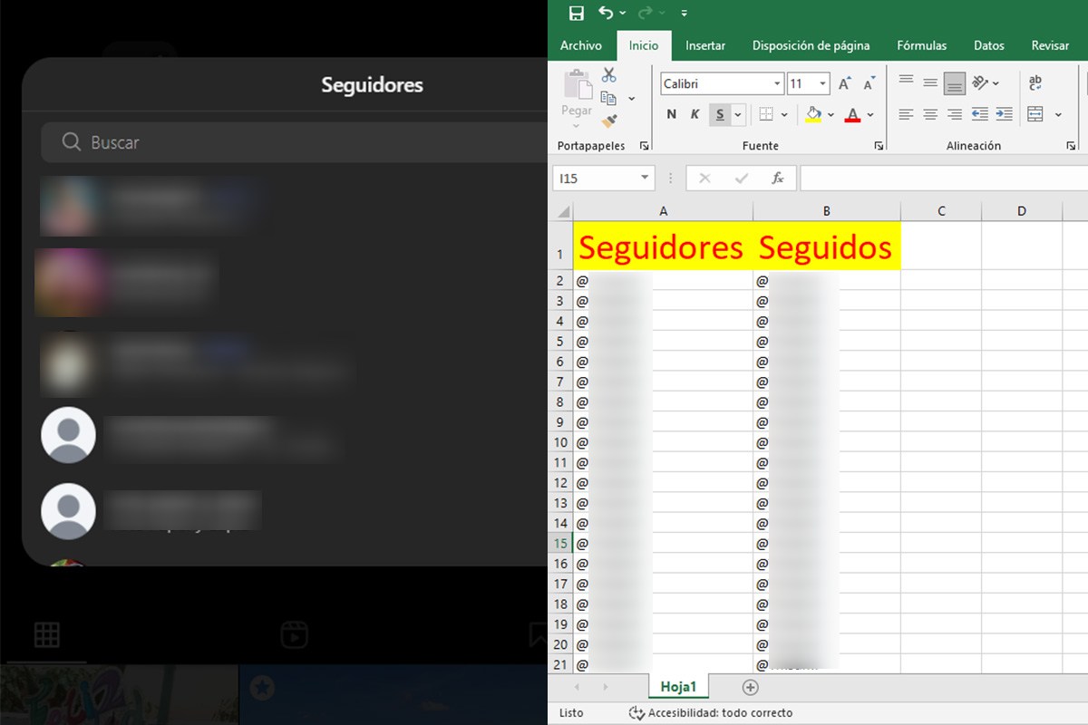 Formas de saber quién deja de seguirte en Instagram - Usa el navegador y compara listas