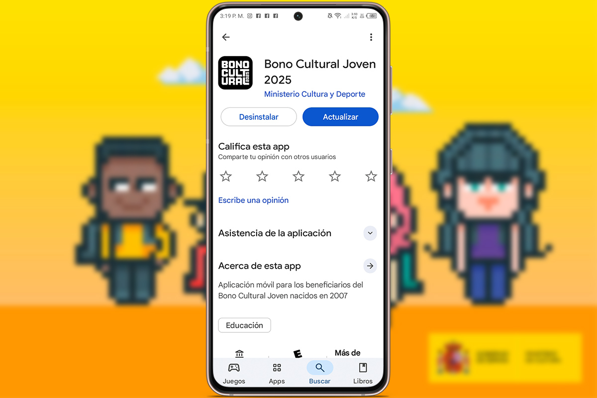 Bono Cultural Joven 2025 no funciona - Actualizaciones fallidas