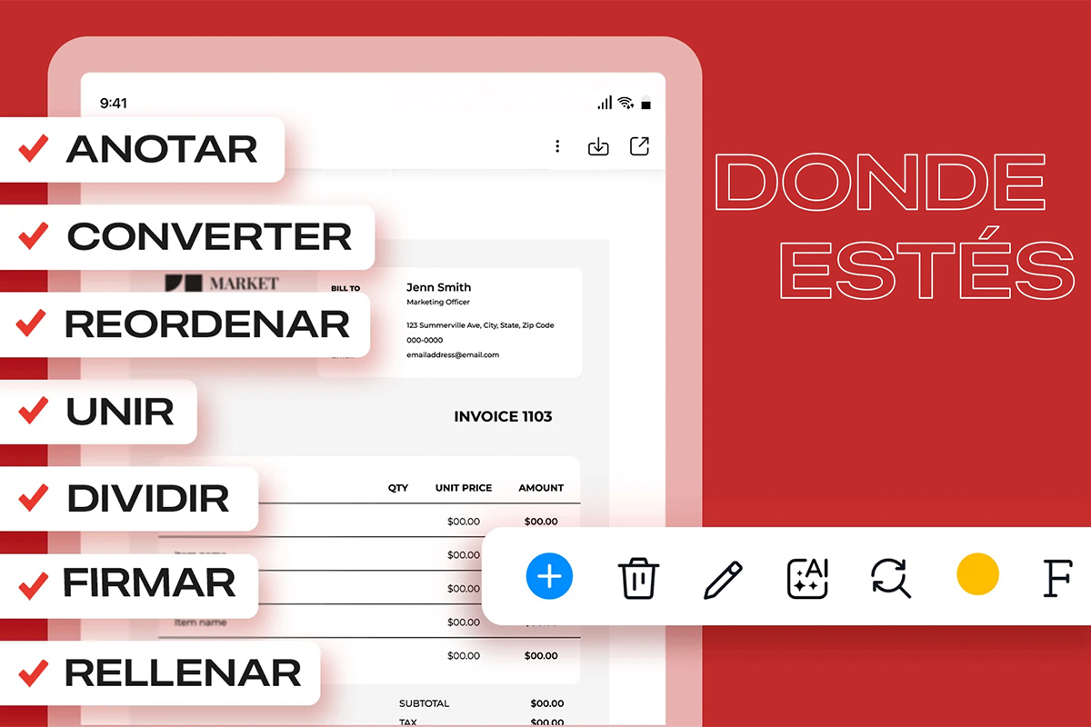 Aplicaciones con lector de PDF - PDF Editor