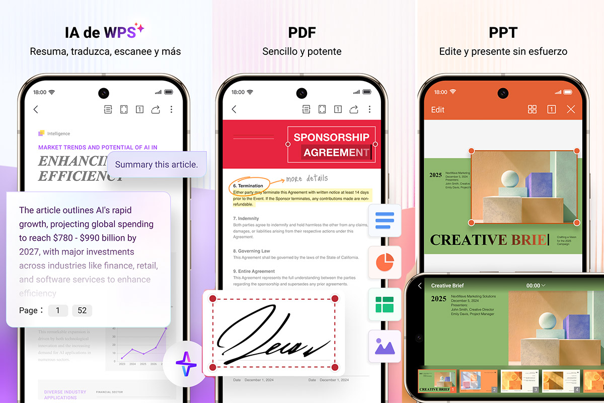 Aplicaciones con lector de PDF - WPS Office