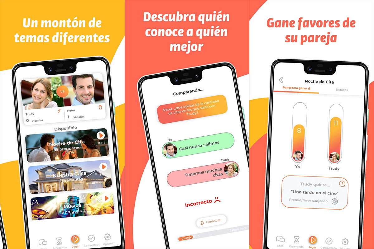 Apps de juegos para parejas de móvil para descargar - Couple Game