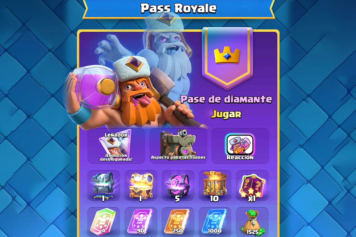 Consejos para subir rápido de nivel en Clash Royale - Aprovecha el Pase Royale si puedes permitírtelo