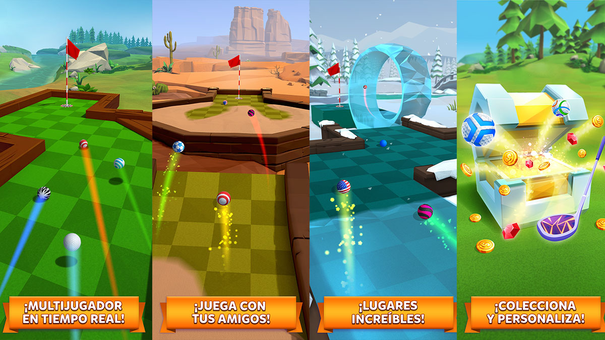 Mejores juegos para móvil para jugar con amigos-Golf Battle