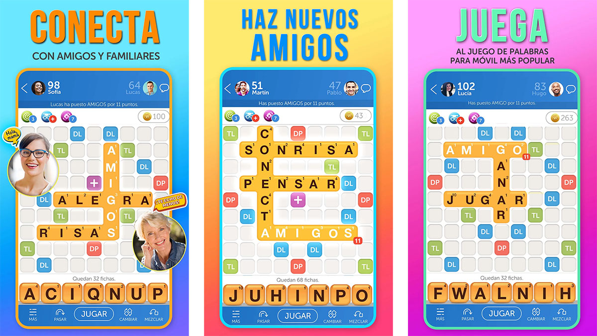 Mejores juegos para móvil para jugar con amigos-Words With Friends