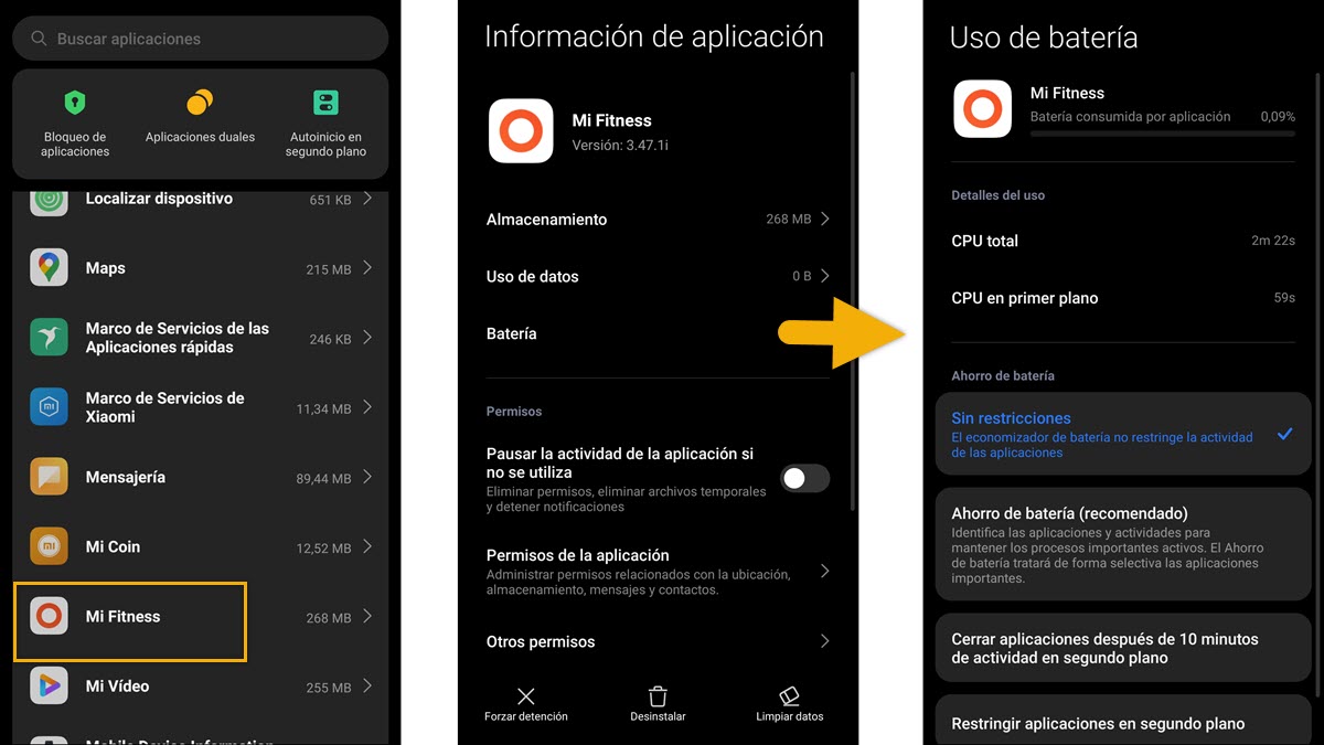 Xiaomi Mi Fitness no se sincroniza con Google Fit: cómo solucionarlo 1