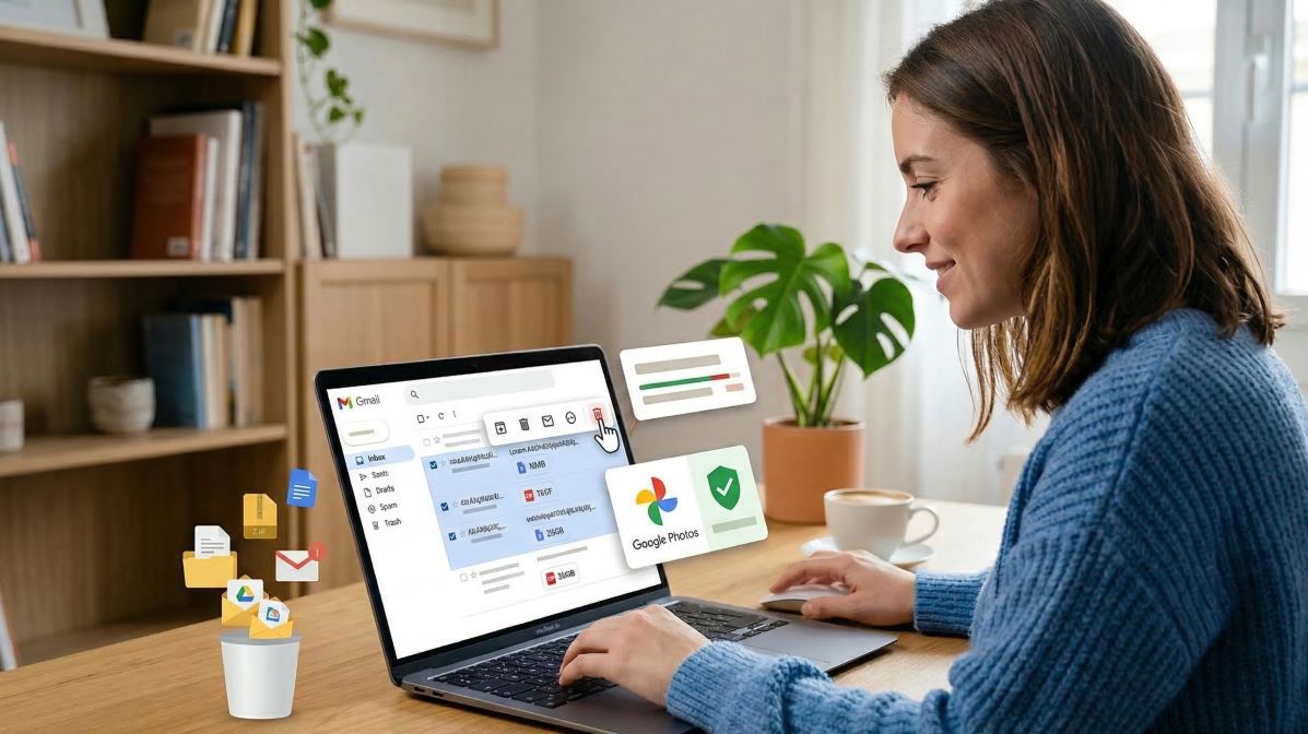 Cómo liberar espacio en Gmail sin eliminar fotos