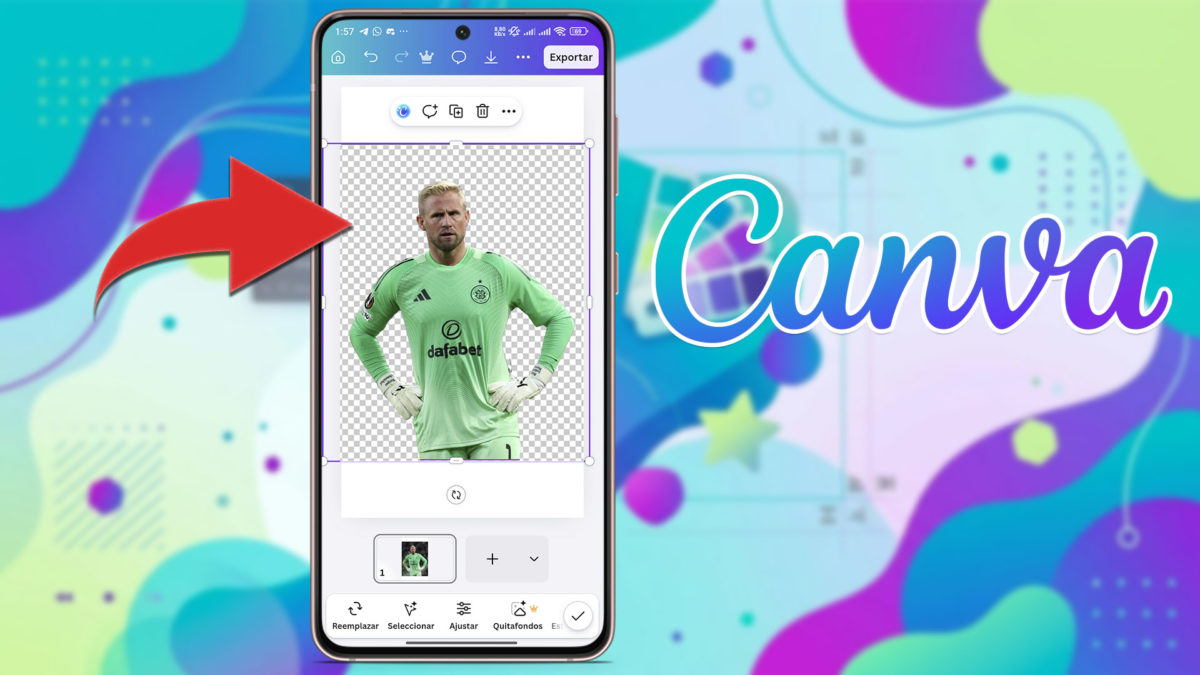 Cómo quitar el fondo de una imagen o foto en Canva gratis en el móvil