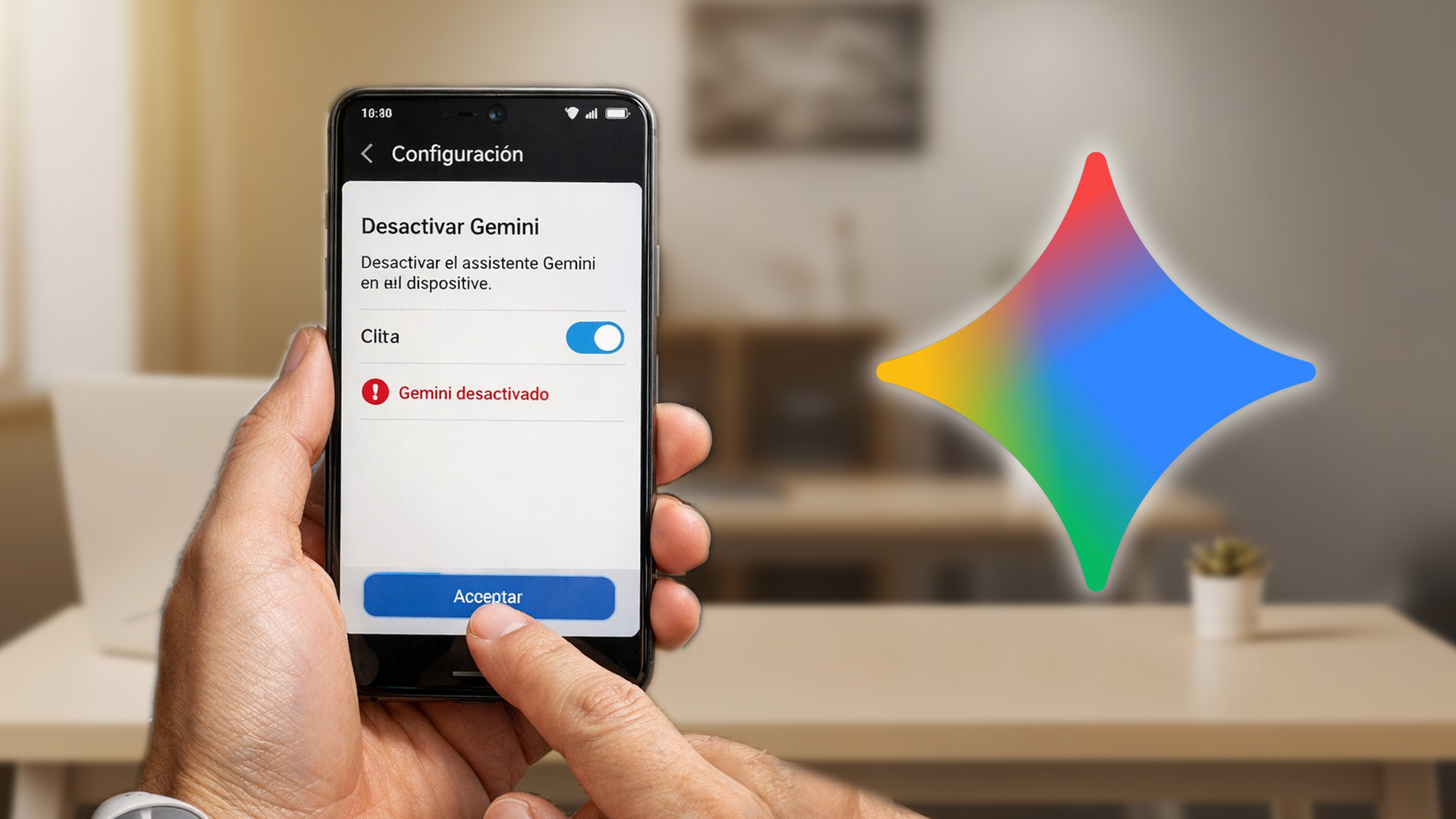 Cómo desactivar Gemini en Android y quitarlo del botón de apagado en 2026