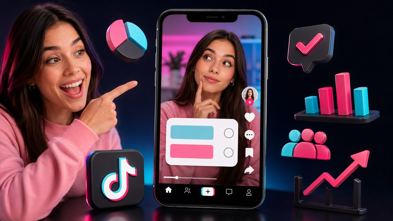 Cómo hacer encuestas en TikTok para conseguir más vistas en tus vídeos
