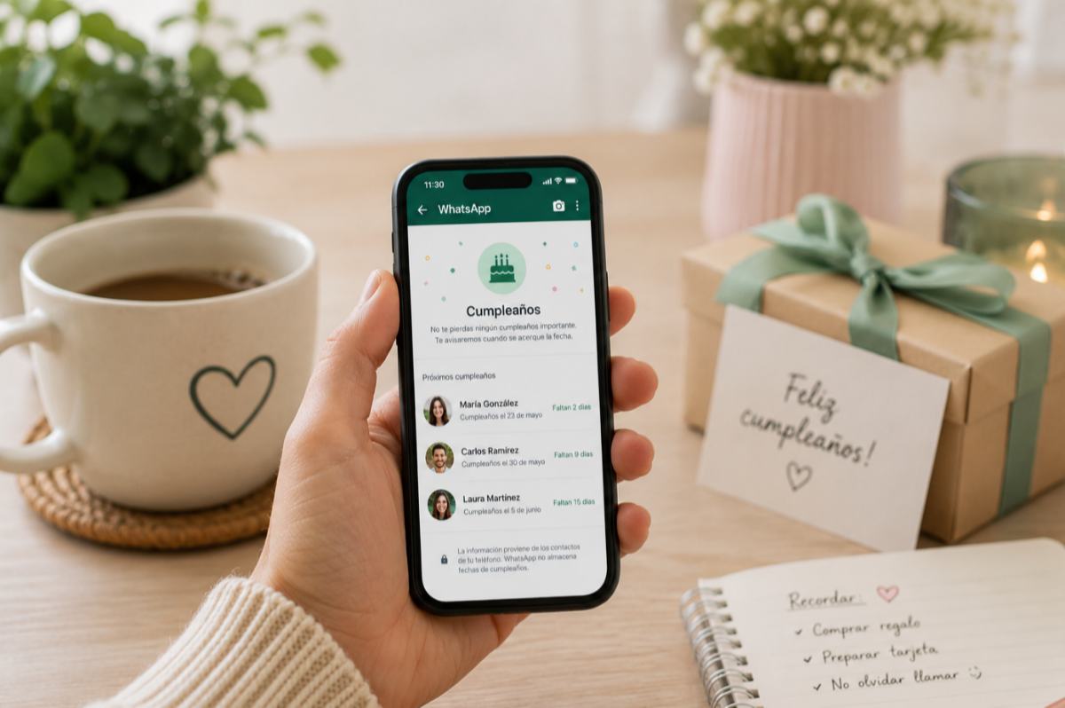 Cómo recordar los cumpleaños de amigos y familia en WhatsApp